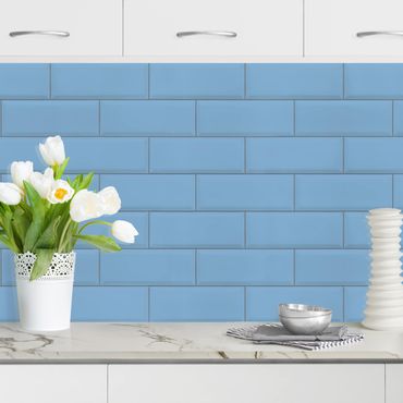Kitchen wall cladding - Ceramic Tiles Blue