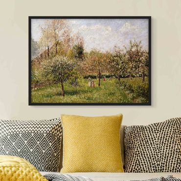 Framed poster - Camille Pissarro - Spring In Eragny