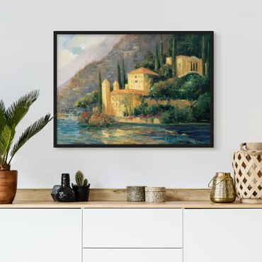 Framed poster - Italian Countryside - Country House