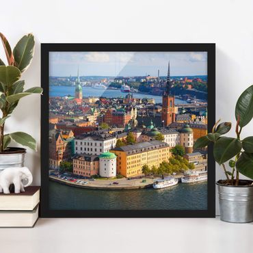 Framed poster - Stockholm in Sweden