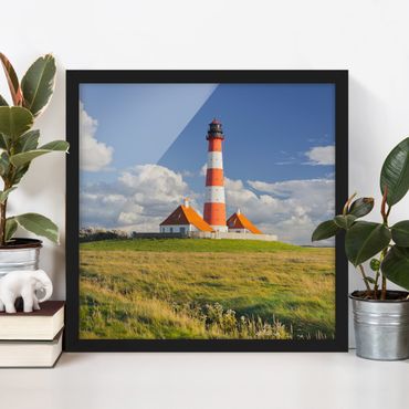 Framed poster - Lighthouse In Schleswig-Holstein