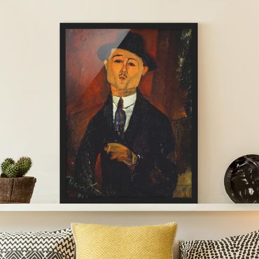 Framed poster - Amedeo Modigliani - Portrait of Paul Guillaume