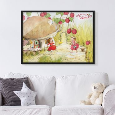 Framed poster - Little Strawberry Strawberry Fairy - Under The Raspberry Bush