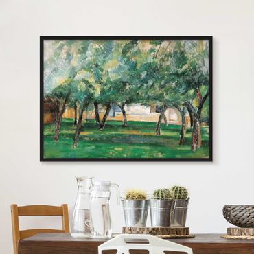 Framed poster - Paul Cézanne - Farm In Normandy