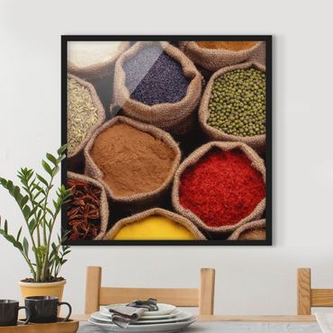 Framed poster - Colourful Spices