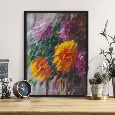 Framed poster - Alexej von Jawlensky - Chrysanthemums in the Storm