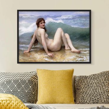 Framed poster - William Adolphe Bouguereau - The Wave