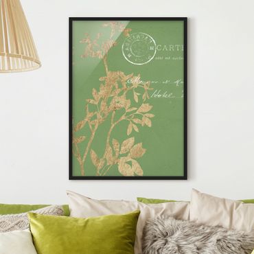 Framed poster - Golden Leaves On Lind I
