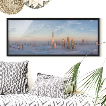 Framed poster - Dubai Above The Clouds