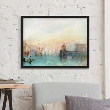 Framed poster - William Turner - Venice With A First Crescent Moon