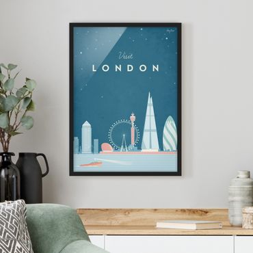 Framed poster - Travel Poster - London