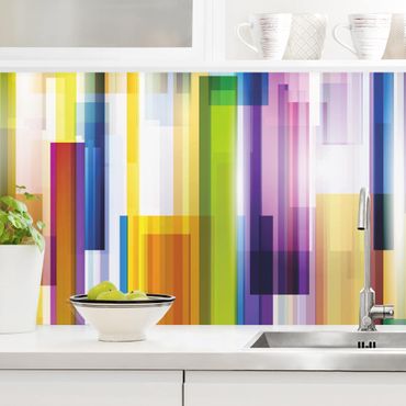 Kitchen wall cladding -Rainbow Cubes II