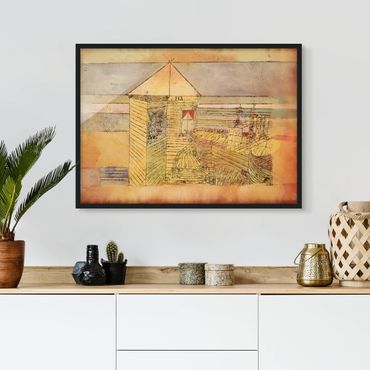 Framed poster - Paul Klee - Wonderful Landing, Or '112!'