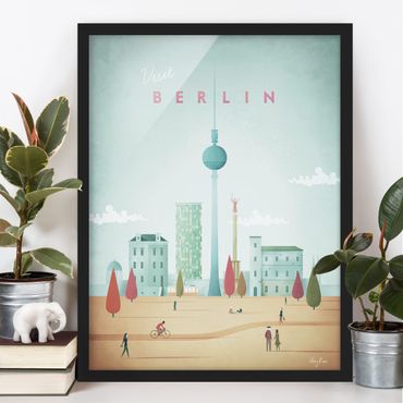 Framed poster - Travel Poster - Berlin
