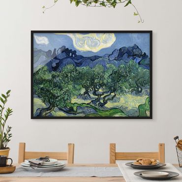 Framed poster - Vincent Van Gogh - Olive Trees