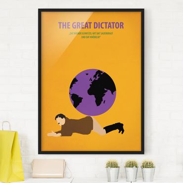 Framed poster - Film Poster The Great Dictator
