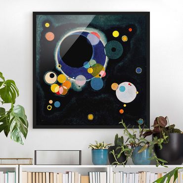 Framed poster - Wassily Kandinsky - Sketch Circles