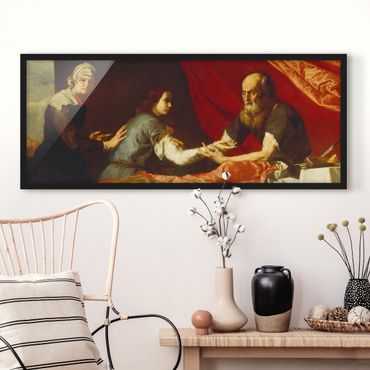 Framed poster - Jusepe De Ribera - Isaac Blessing Jacob