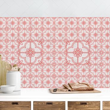 Kitchen wall cladding - Lagos Red