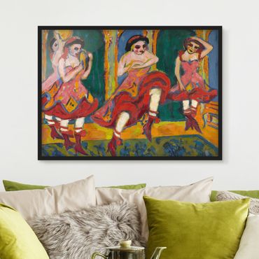 Framed poster - Ernst Ludwig Kirchner - Czardas Dancers