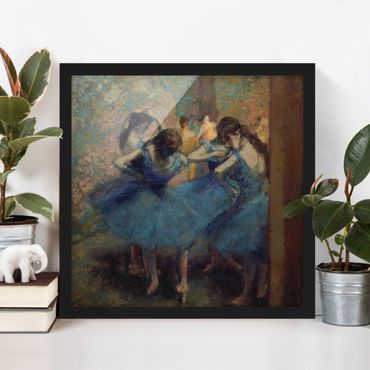 Framed poster - Edgar Degas - Blue Dancers