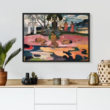 Framed poster - Paul Gauguin - Day Of The Gods (Mahana No Atua)