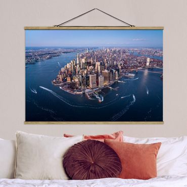 Fabric print with poster hangers - Big City Life - Landscape format 3:2