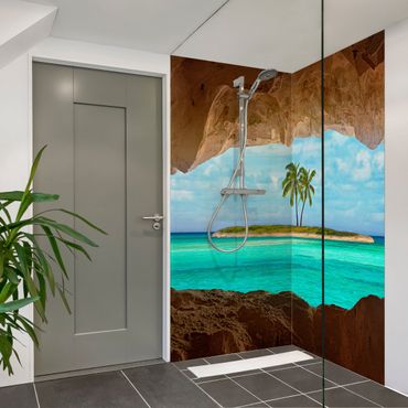 Shower wall cladding - Looking At Paradise