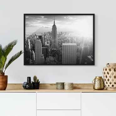 Framed poster - Manhattan Skyline