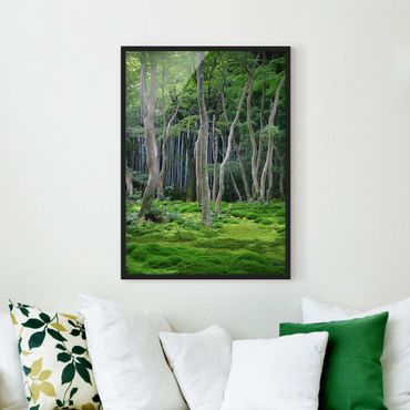 Framed poster - Japanese Forest