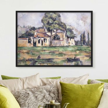 Framed poster - Paul Cézanne - Banks Of The Marne