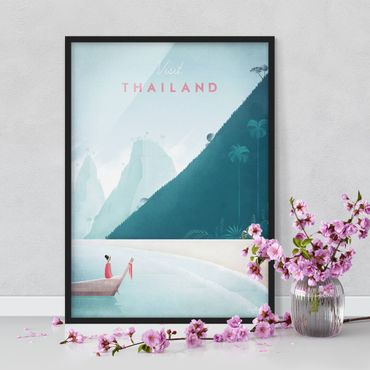 Framed poster - Travel Poster - Thailand