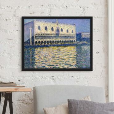 Framed poster - Claude Monet - The Palazzo Ducale