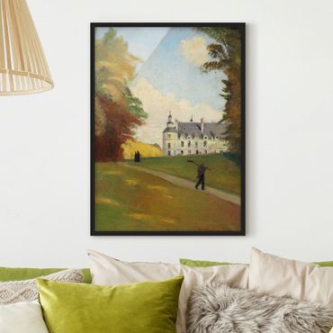 Framed poster - Emile Bernard - At Tanlay Castle