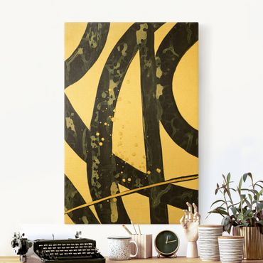 Canvas print gold - Onyx Gold