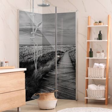 Shower wall cladding - Dune Path on Sylt II