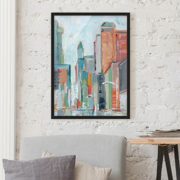 Framed poster - Contemporary Downtown I
