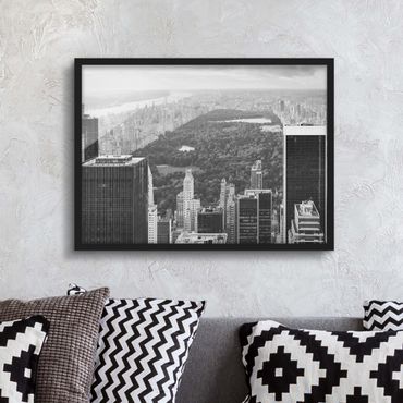Framed poster - View over the Central Park II