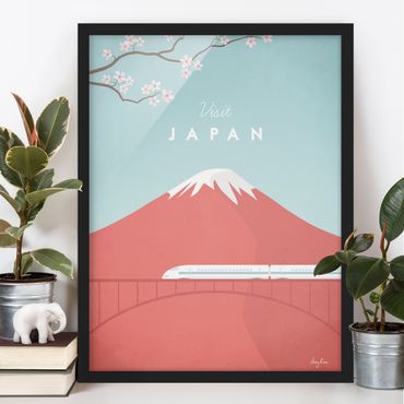 Framed poster - Travel Poster - Japan
