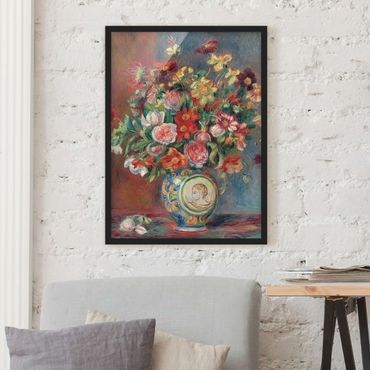 Framed poster - Auguste Renoir - Flower vase
