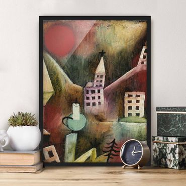 Framed poster - Paul Klee - Destroyed Village