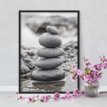 Framed poster - Stone Tower In Water