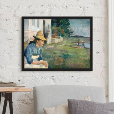 Framed poster - Edvard Munch - Evening