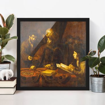Framed poster - Rembrandt Van Rijn - Parable of the Labourers