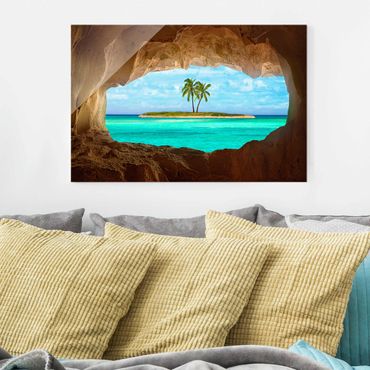 Glass print - View of Paradise