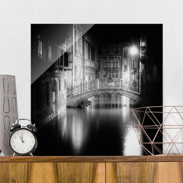 Glass print - Bridge Venice