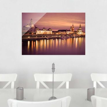 Glass print - Canaletto Dresden