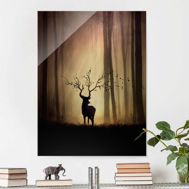 Glass print - The Lord Of The Forest