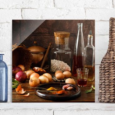 Glass print - Cooking Fragrances