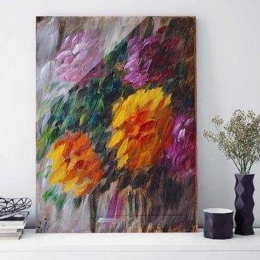 Glass print - Alexej von Jawlensky - Chrysanthemums in the Storm